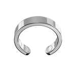 Close-up of the silver Omlezo Copper Magnetic Ring in a product display